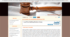 Desktop Screenshot of leportaildudroit.com